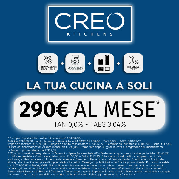 CREO LONGIANO 290 al mese