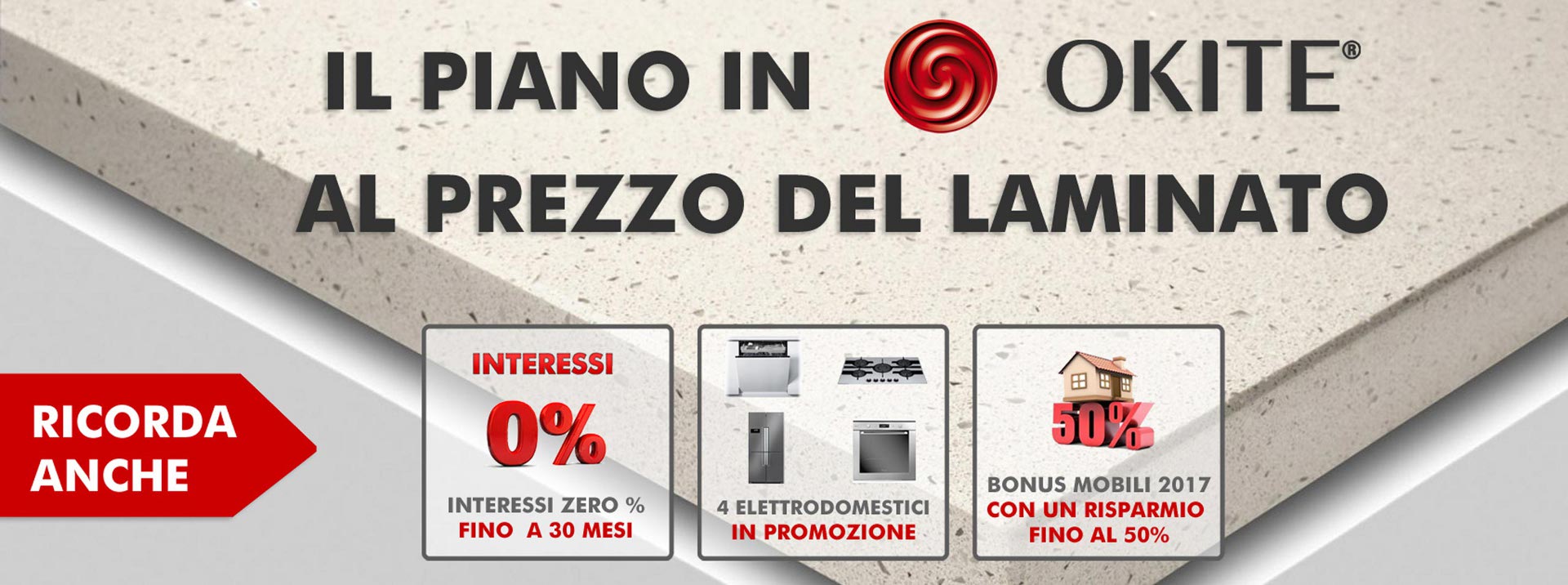 Promozione piano in Okite cucina Promozione piano in Okite cucina